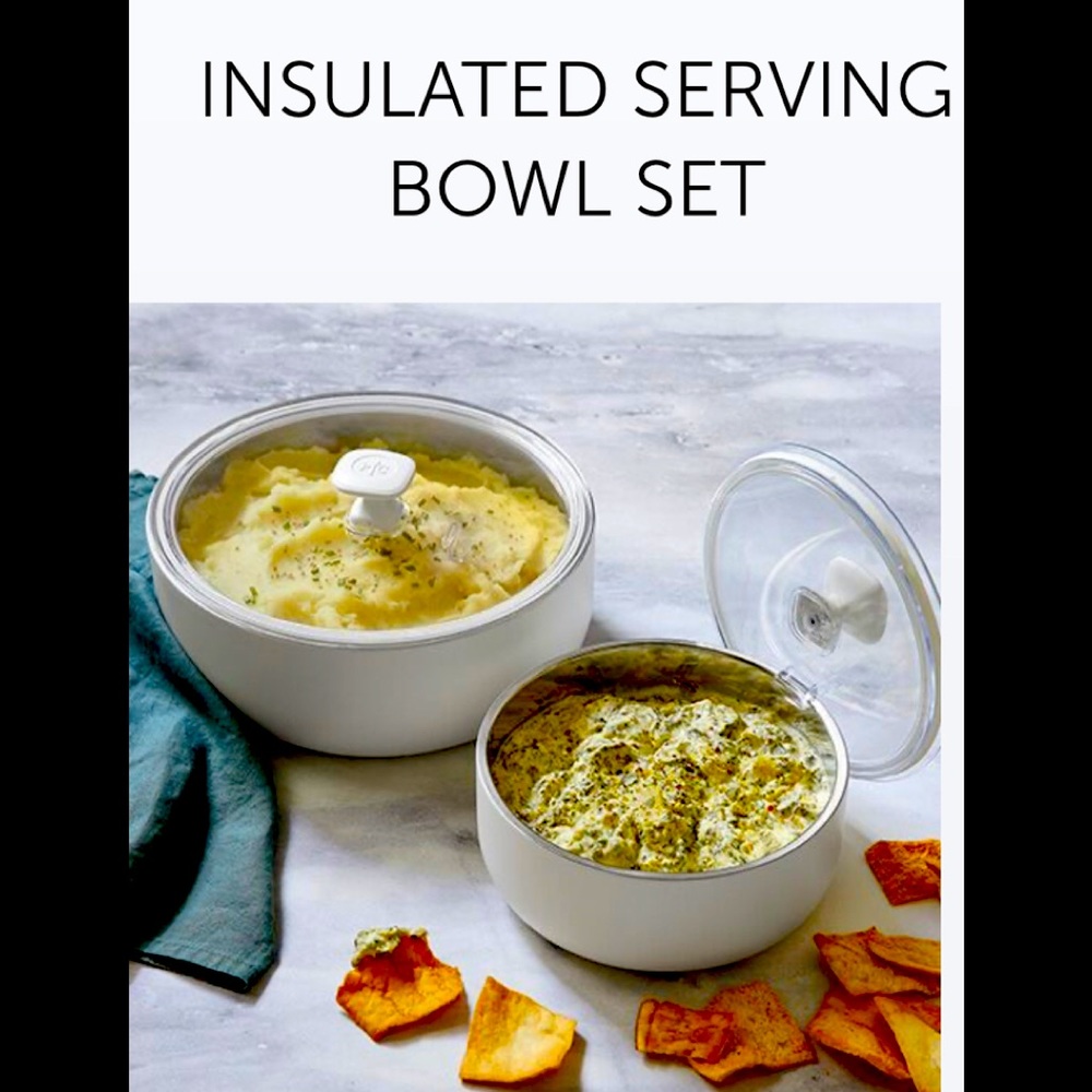 Pampered Chef Insulated Serving Bowl Set